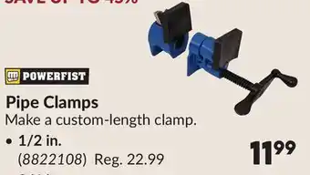 Princess Auto Pipe Clamps, 1/2 in offer