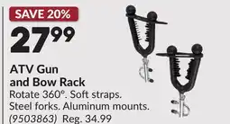 Princess Auto ATV Gun and Bow Rack offer