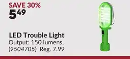 Princess Auto LED Trouble Light offer