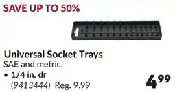 Princess Auto Universal Socket Trays offer