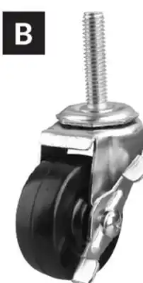 Princess Auto 2 in. Threaded Stem Casters Swivel with Brake offer