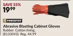 Princess Auto Abrasive Blasting Cabinet Gloves offer
