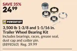 Princess Auto 3,500 lb 1-3/8 and 1-1/16 in. Trailer Wheel Bearing Kit offer