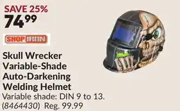 Princess Auto Skull Wrecker Variable-Shade Auto-Darkening Welding Helmet offer