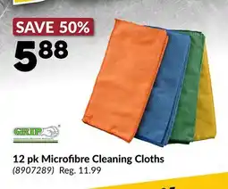 Princess Auto 12 pk Microfibre Cleaning Cloths offer