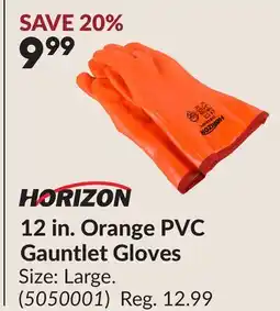 Princess Auto 12 in. Orange PVC Gauntlet Gloves offer