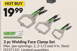 Princess Auto 3 pc Welding Face Clamp Set offer