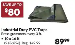 Princess Auto POWERFIST Industrial Duty PVC Tarps 10 x 16 ft offer