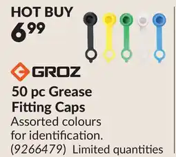 Princess Auto 50 pc Grease Fitting Caps offer