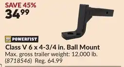 Princess Auto Class V 6 x 4-3/4 in. Ball Mount offer