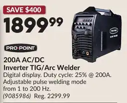 Princess Auto Inverter TIG/Arc Welder offer