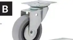 Princess Auto 3 in. Double-Ball Bearing Thermoplastic Rubber Casters Swivel offer