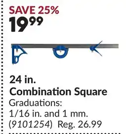 Princess Auto 24 in. Combination Square offer