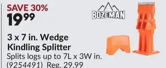 Princess Auto 3 x 7 in. Wedge Kindling Splitter offer