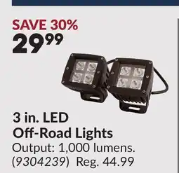 Princess Auto 3 in. LED Off-Road Lights offer