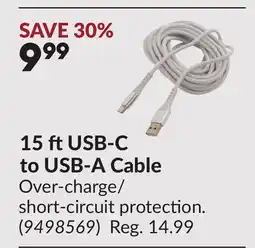 Princess Auto 15 ftUSB-C to USB-A Cable offer