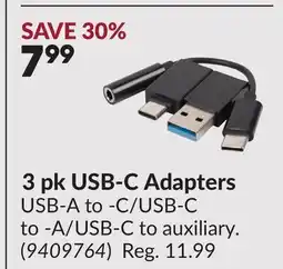 Princess Auto 3 pk USB-C Adapters offer