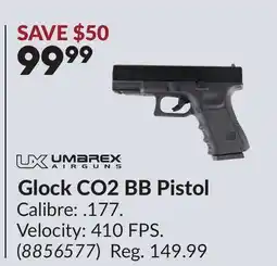 Princess Auto Glock CO2 BB Pistol offer