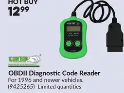 Princess Auto OBDII Diagnostic Code Reader offer