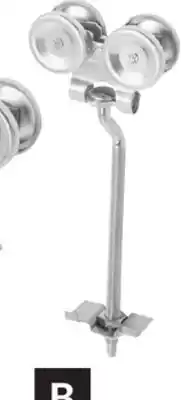 Princess Auto 9 in. 4-Way Pendant Bolt 2 pk Square Track Adjustable Trolleys offer