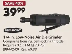 Princess Auto 1/4 in. Low-Noise Air Die Grinder offer