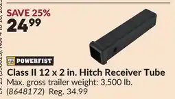 Princess Auto POWERFIST Class II 12 x 2 in. Hitch Receiver Tube offer