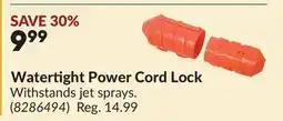Princess Auto Watertight Power Cord Lock offer