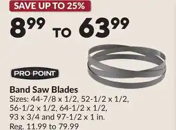 Princess Auto Band Saw Blades offer