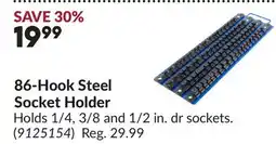 Princess Auto 86-Hook Steel Socket Holder offer