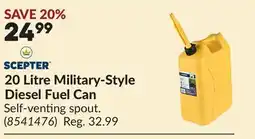 Princess Auto 20 Litre Military-Style Diesel Fuel Can offer