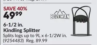 Princess Auto 6-1/2 in. Kindling Splitter offer