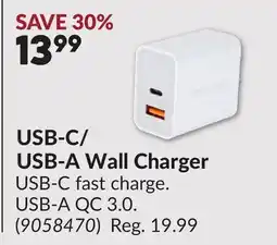 Princess Auto USB-C/ USB-A Wall Charger offer