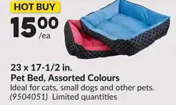 Princess Auto 23 x 17-1/2 in. Pet Bed, Assorted Colours offer