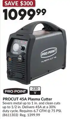 Princess Auto PROCUT 45A Plasma Cutter offer