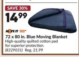 Princess Auto 72 x 80 in. Blue Moving Blanket offer