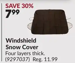 Princess Auto Windshield Snow Cover offer