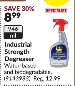 Princess Auto Industrial Strength Degreaser offer