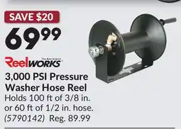 Princess Auto 3,000 PSI Pressure Washer Hose Reel offer