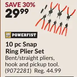 Princess Auto 10 pc Snap Ring Plier Set offer
