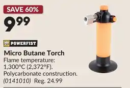 Princess Auto Micro Butane Torch offer