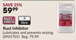 Princess Auto Rust Inhibitor offer