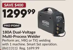 Princess Auto Pro.Point 180A Dual-Voltage Multi-Process Welder offer