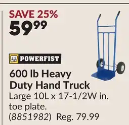 Princess Auto 600 lb Heavy Duty Hand Truck offer