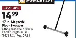 Princess Auto 17 in. Magnetic Floor Sweeper offer