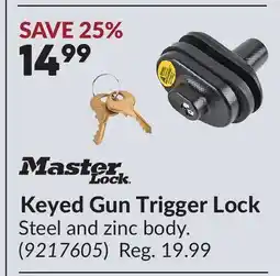Princess Auto Keyed Gun Trigger Lock offer