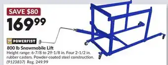 Princess Auto POWERFIST lb Snowmobile Li offer