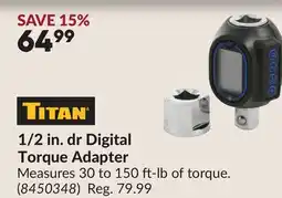 Princess Auto 1/2 in. dr Digital Torque Adapter offer