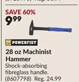 Princess Auto 28 oz Machinist Hammer offer