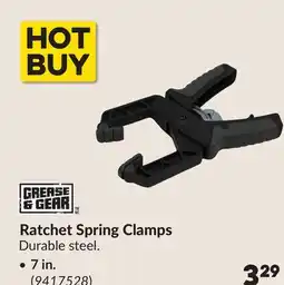 Princess Auto Ratchet Spring Clamps offer