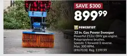 Princess Auto 32 in. Gas Power Sweeper offer
